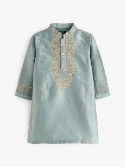 Next - Eid Kurta (3mths-16yrs) Bleu Turqouise Hot