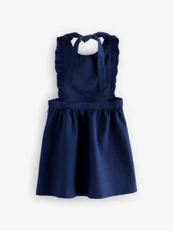 Next bleu vif - Robe d'école Volants Detail Pinafore (3-14yrs) Discount
