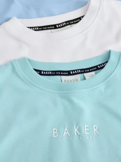 Baker by Ted Baker - T-shirt 3 Pack Bleu/Blanc Online