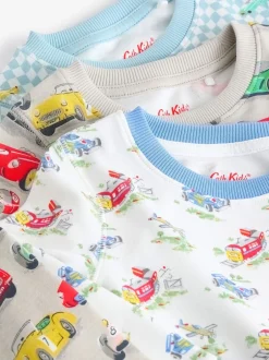 Next Bleu/Blanc Cars - Pyjama Snuggle 3 Pack Sale