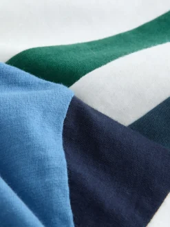 Next Bleu/blanc/vert - T-shirts à manches longues color-block, lot de 3 (3-16ans) New