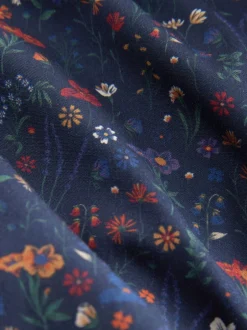 Next - Lot de 4 - Boxers purs tissés Bleu/Blanc/Vert Fleuri  Outlet