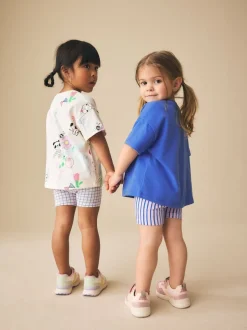 Next Bleu/Crème - Ensemble short haut et cycliste Lot de 2 (3mois7ans) Online