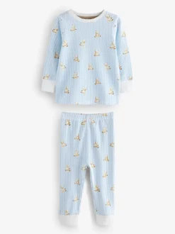 Next Bleu/écru bébé ours - Lot de 3 pyjamas Snuggle (9mois-6ans) Online