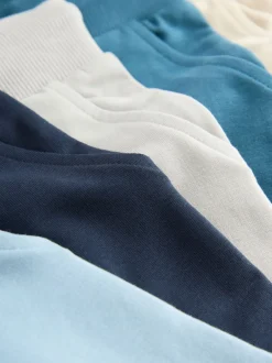 Next - Lot de 5 joggings (3mois-7ans) Bleu/écru/bleu marine