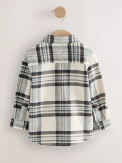 Next Bleu/Ecru - Chemise Personnage Manches longues (3mois-7ans) Clearance