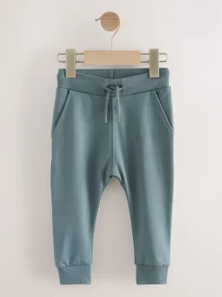 Next Bleu/Fauve Marron/gris anthracite - Lot de 3 joggings super skinny (3mois-7ans) Online