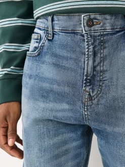 Next - Jean stretch classique Bleu/Gris Sale