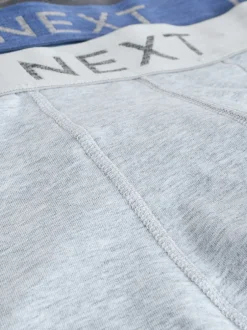 Next - Lot de 5 boxers Hipster Bleu/Gris
