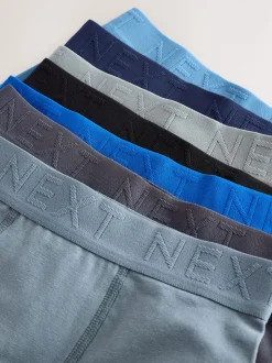 Next Bleu/Gris - Lot de 7 boxers (2-16ans) Outlet