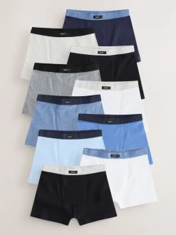 Next Bleu/Gris - Maillot de bain à ceinture souple 10 paquet (2-16ans)