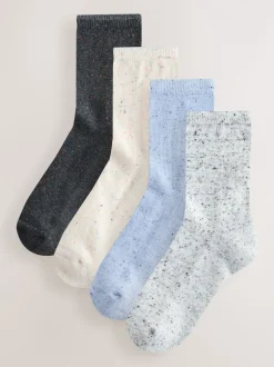 Next Bleu/Gris - Paquet de chaussettes à semelles coussinées de Neppy 4 Sale