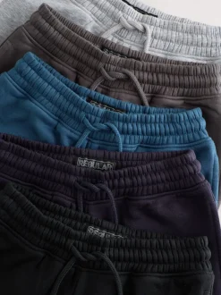 Next Bleu/gris/noir - Lot de 5 joggings Basic (3-16ans) Clearance