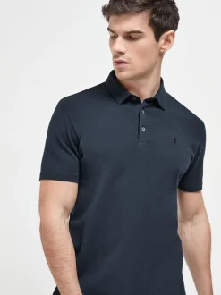 Next - Polo en jersey Manches courtes 3 Pack Bleu/gris/noir Hot