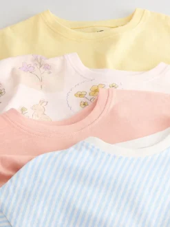 Next Bleu/Jaune - Pack T-shirt 4 (3mois-7ans) Best