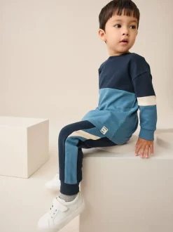Next Bleu/Marine - Ensemble T-shirt et Jogging à manches longues (3mths-7yrs) Sale