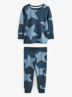 Next Bleu/Marine - Lot de 3 pyjamas Snuggle (9mois-10ans) Best