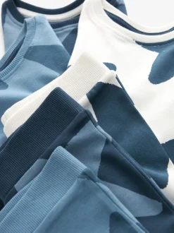 Next Bleu/Marine - Lot de 3 pyjamas Snuggle (9mois-10ans) Best