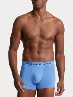 Polo Ralph Lauren - Lot de boxers en coton extensible 3 Bleu/Marine Clearance