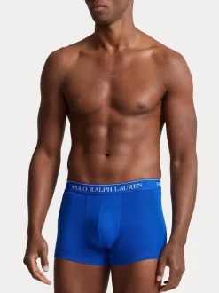 Polo Ralph Lauren - Lot de boxers en coton extensible 3 Bleu/Marine Clearance
