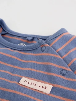 Next Bleu/marron Bear Hugs Slogan Borg - Ensemble Gilet et Leggings bébé (0mois-2ans) Clearance