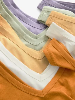 Next Bleu/Mauve/Vert pastel - Gilets de travail 5 Pack