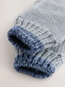 Next Bleu/neutre bleu marine - Ensemble 3 pièces Chapeau, Gants & Snood (3-16ans) Sale