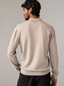 Next Bleu/neutre bleu marine - Manches longues Polos en tricot 2 Lot Best