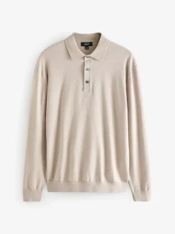 Next Bleu/neutre bleu marine - Manches longues Polos en tricot 2 Lot Best