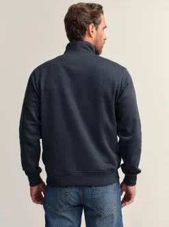 Next Bleu/neutre bleu marine - Quart de zip - Sweat-shirt color block
