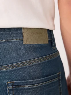 Next Bleu/Noir - - Jeans stretch de confort Coupe fuselée régulière Sale