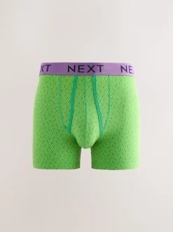 Next - Lot de 10 - Boxers avec ouverture sur le devant Bleu/Orange Pois lumineux Sale