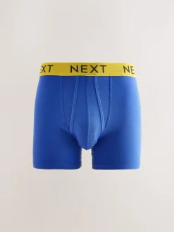 Next - Lot de 10 - Boxers avec ouverture sur le devant Bleu/Orange Pois lumineux Sale
