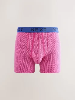 Next - Lot de 10 - Boxers avec ouverture sur le devant Bleu/Orange Pois lumineux Sale
