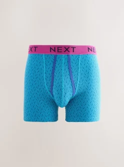Next - Lot de 10 - Boxers avec ouverture sur le devant Bleu/Orange Pois lumineux Sale