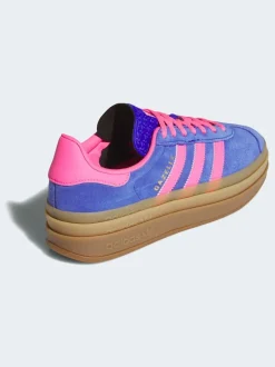 adidas originals - Baskets Gazelle Bold W Bleu/Rose Hot
