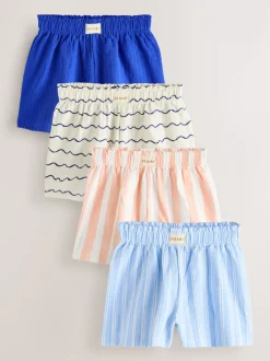 Next Bleu/Rose - Lot de 4 shorts (3 mois à 7 ans) New