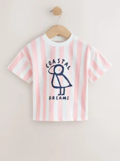 Next Bleu/Rose - Pack T-shirt 4 (3mois-7ans) Discount