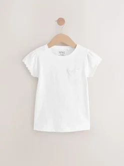 Next Bleu/rose/blanc - Lot 3 t-shirts Daisy Trim (1.5-16ans)