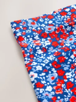 Next - Leggings (3-16ans) Bleu/Rouge Fleuri Outlet