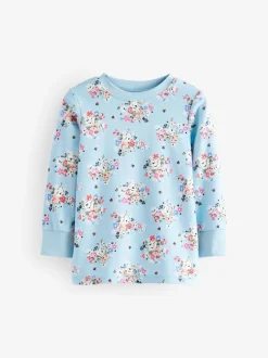 Next Bleu/Rouge Fleuri - Lot de 3 pyjamas à se blottir Cath Kidston Clearance