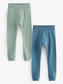 Next - Lot de 2 leggings thermiques (2-16ans) Bleu/sarcelle Clearance