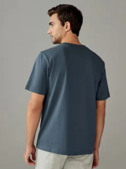 Next - Ajustement régulier - T-shirt 4 Pack Bleu/Vert/Neutre/Brown Online