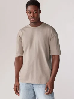 Next Bleu/Vert/Pourpre/Neutre - Lot de 5 t-shirts Essential en coton décontracté Clearance