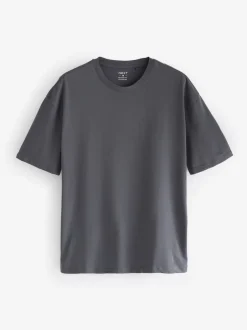 Next Bleu/Vert/Pourpre/Neutre - Lot de 5 t-shirts Essential en coton décontracté Clearance