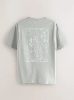 Next - Ajustement régulier - T-shirt Graphic Imprimé 3 Pack Bleu/Vert/Rose Online