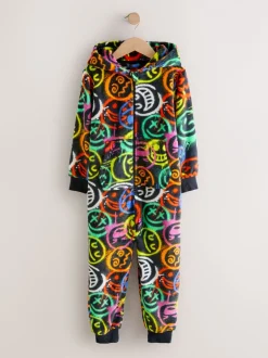 Next Bleu/vert/rouge/jaune Happy Face - Polaire All-In-One (5-16ans) Hot