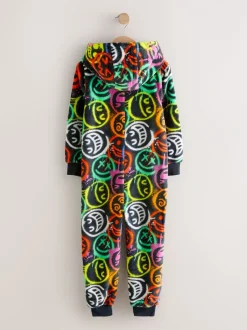 Next Bleu/vert/rouge/jaune Happy Face - Polaire All-In-One (5-16ans) Hot