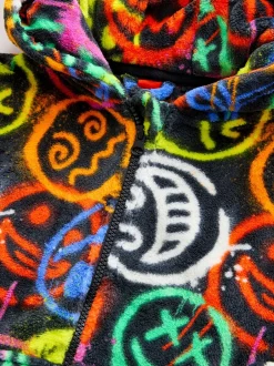 Next Bleu/vert/rouge/jaune Happy Face - Polaire All-In-One (5-16ans) Hot