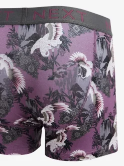 Next Bleu/Violet - animal - Caleçon A-Front 4 Pack New